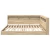 vidaXL Bookcase Bed with Shelf Sonoma oak 180 x 200 cm Engineered wood