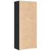 vidaXL Highboard Black 80x42.5x185 cm Engineered Wood