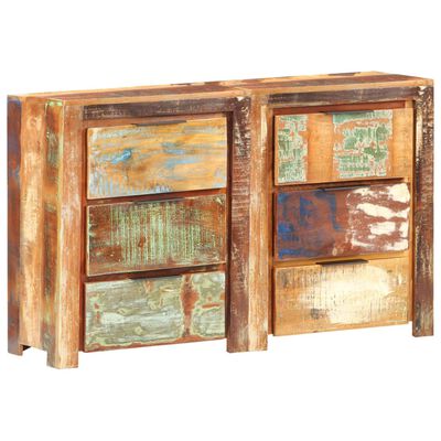vidaXL Drawer Cabinet 118x33x75 cm Solid Reclaimed Wood