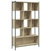 vidaXL Bookcase Sonoma Oak 102x28x172 cm Engineered Wood
