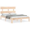 vidaXL Bed Frame without Mattress 140x190 cm Solid Wood Pine
