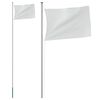 vidaXL Sectional Flagpole Silver 6.08 m Aluminium