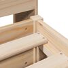 vidaXL Bed Frame without Mattress 180x200 cm Super King Solid Wood Pine