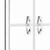 vidaXL Shower Door Clear ESG 101x190 cm