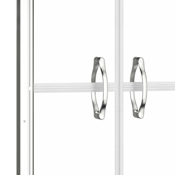vidaXL Shower Door Clear ESG 101x190 cm