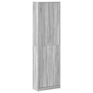 vidaXL Wardrobe with Door Grey Sonoma 55 x 25 x 189 cm Engineered Wood