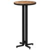 vidaXL Bar Table Round &Oslash;55x110 cm Solid Reclaimed Teak