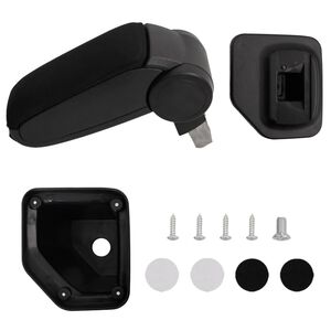 vidaXL Car Armrest for HYUNDAI I20 (2015-2019) Black 15x32x(40-52) cm ABS