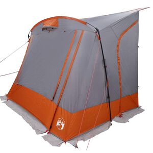 vidaXL Tailgate Tent Grey and Orange 285 x 255 x 245 cm Taffeta