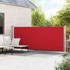 vidaXL Patio Retractable Side Awning 600x160 cm Red