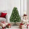 vidaXL Artificial Christmas Tree Green 120 cm PVC and Metal