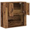 vidaXL Wall Cabinet with Door Old Wood 80 x 33 x 80 cm Engineered Wood
