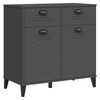 vidaXL Sideboard VIKEN Anthracite Grey 80x40x80 cm Engineered Wood