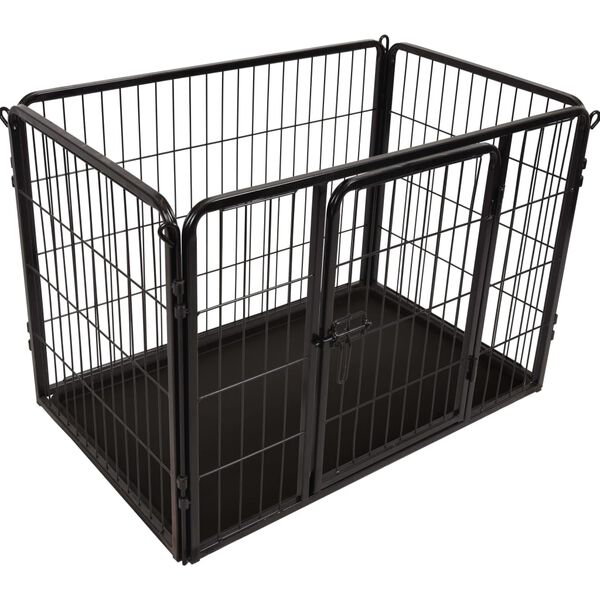 FLAMINGO Dog Kennel Kazan S 93x59x64 cm Black