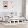 vidaXL Bookcase Bed without Mattress White 180x200 cm Super King Solid Wood