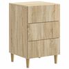 vidaXL Bedside Cabinet Sonoma Oak 43 x 41 x 66.5 cm Engineered Wood