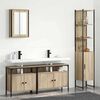 vidaXL Bathroom Furniture Set 4 pcs Sonoma Oak Engineered Wood
