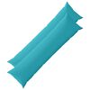 vidaXL Cushion Cover 2 pcs HEERLEN Turquoise 40 x 145 cm Polyester
