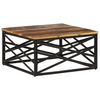 vidaXL Coffee Table 68x68x35 cm Solid Reclaimed Wood