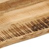 vidaXL Table Top Live Edge 40x40x3.8 cm Solid Wood Rough Mango