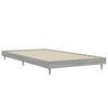 vidaXL Bed Frame without Mattress Grey Sonoma 100x200 cm Engineered Wood