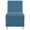 vidaXL Modular Sofa Unit Armless 3 pcs Blue 55 x 74 x 82 cm Velvet