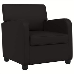 vidaXL Armchair Black Faux Leather