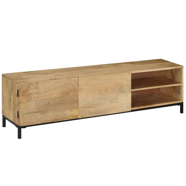 vidaXL TV Cabinet 145x30x41 cm Solid Mango Wood