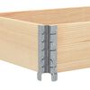 vidaXL Pallet Collar 150x50 cm Solid Wood Pine
