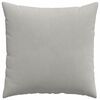 vidaXL Sofa Pillows 2 pcs Light Grey 60 x 60 cm Fabric