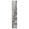 vidaXL Corner Cabinet Concrete Grey 27.5x27x140cm Engineered Wood