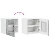 vidaXL Kitchen Cabinet Lucca 2 pcs Concrete Grey 40 x 31 x 40 cm