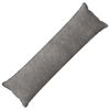 vidaXL Throw Pillow HOUTEN Light Grey 40 x 145 cm Microfiber Fleece
