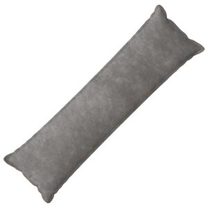 vidaXL Throw Pillow HOUTEN Light Grey 40 x 145 cm Microfiber Fleece