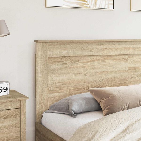 vidaXL Headboard with Headboard Sonoma Oak 180 cm Engineered Wood