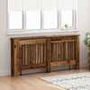 vidaXL Radiator Cover Old Wood 172 x 19 x 81.5 cm Engineered Wood