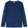 Kids' T-shirt with Long Sleeves Navy Blue 92