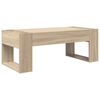 vidaXL Coffee Table Sonoma Oak 110 x 50 x 41 cm Engineered Wood