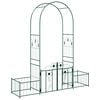 vidaXL Garden Arch Green 203 x 50 x 218 cm Steel