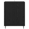 vidaXL Sideboard Black Oak 69.5 x 34 x 90 cm Engineered Wood