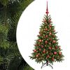 vidaXL Artificial Christmas Tree with Bauble 150 cm 150 LEDs