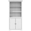 vidaXL Bookcase BODO White 80x40x172 cm Solid Wood Pine