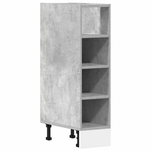 vidaXL Bottom Cabinet Riga Concrete Grey 20x44.5x81.5 cm Engineered Wood