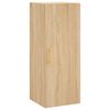 vidaXL Highboard Sonoma Oak 34.5x34x180 cm Engineered Wood