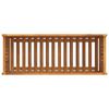 vidaXL Garden Planter with Liner 99.5x38x50 cm Solid Wood Acacia