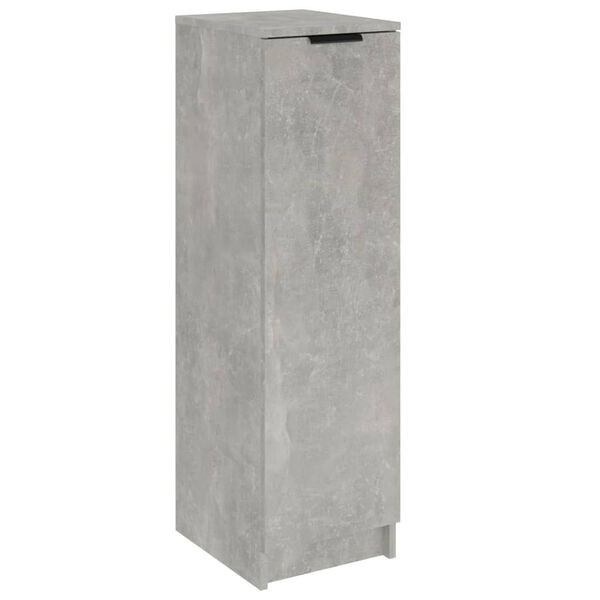 vidaXL Shoe Cabinet Concrete Grey 30x35x100 cm Engineered Wood