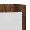 vidaXL Wall-Mounted Coat Rack Wall-mounted Smoked Oak 96 x 1.5 x 90 cm