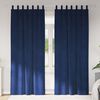 vidaXL Blackout Curtains 2 pcs Dark Blue 140 x 245 cm Velvet