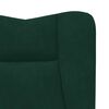 vidaXL Armchair Dark Green 63 x 67 x 94 cm Velvet