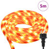 vidaXL Rope Light with 120 LEDs Warm White 5 m PVC